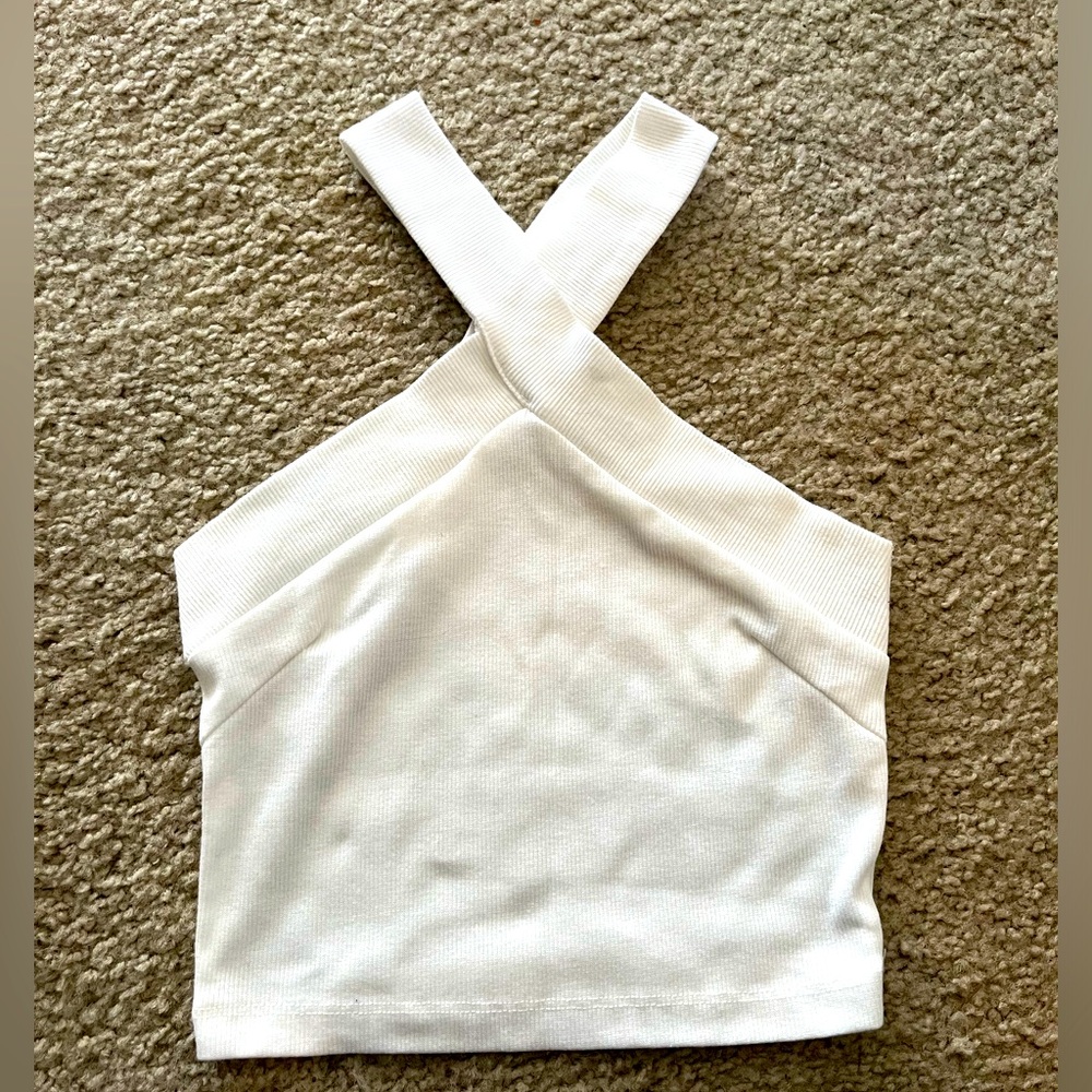Pacsun White Crop Top